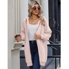 Zeagoo Women’s Zip Up Hoodies Long Sleeve Long Tunic Sweatshirts Oversized(Oatmeal)