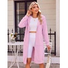 Zeagoo Women’s Zip Up Hoodies Oversized Fleece Long Tunic Sweatshirts Casual Long Sleeve 2026 Fall Hoodie Jacket Coat(Blush Pink)