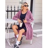 Zeagoo Women’s Zip Up Hoodies Oversized Fleece Long Tunic Sweatshirts Casual Long Sleeve 2026 Fall Hoodie Jacket Coat(Dusty Rose)