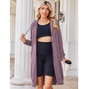 Zeagoo Women’s Zip Up Hoodies Oversized Fleece Long Tunic Sweatshirts Casual Long Sleeve 2026 Fall Hoodie Jacket Coat(G-dusty Pink)