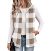 Khaki White Plaid