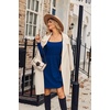 ZEAGOO Women Dresses Spring Fall 2026 Sweater Dress Long Sleeve Casual Knit Dresses with Pockets(Navy Blue)