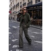 Zeagoo Fleece Jackets for Women Fall Clothe Button Winter Coat with Pockets(Army Green)