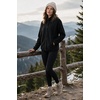 Zeagoo Fleece Jackets for Women Fall Clothe Button Winter Coat with Pockets(Black)