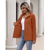 Zeagoo Fleece Jackets for Women Fall Clothe Button Winter Coat with Pockets(Caramel)