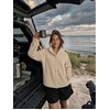 Zeagoo Fleece Jackets for Women Fall Clothe Button Winter Coat with Pockets(Khaki)