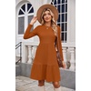 Zeagoo Summer Dresses for Women 2025 Cotton Button Down Short Sleeve Tshirt Dresses Casual Mini Beach Dress(Caramel Color)