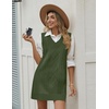 Zeagoo Womens Sweater Vest Dresses Fall Knit V Neck Pullover Sweaters 2026(Army Green)
