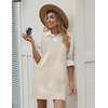 Zeagoo Womens Sweater Vest Dresses Fall Knit V Neck Pullover Sweaters 2026(Beige)