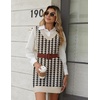 Zeagoo Womens Sweater Vest Dresses Fall Knit V Neck Pullover Sweaters 2026(Jh466)