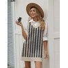Zeagoo Womens Sweater Vest Dresses Fall Knit V Neck Pullover Sweaters 2026(Jh466)