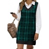 Green Plaid Print