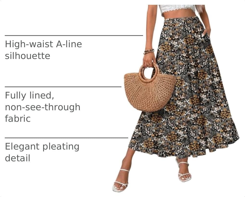 image:imageZeagoo Women Long Skirt01xh566