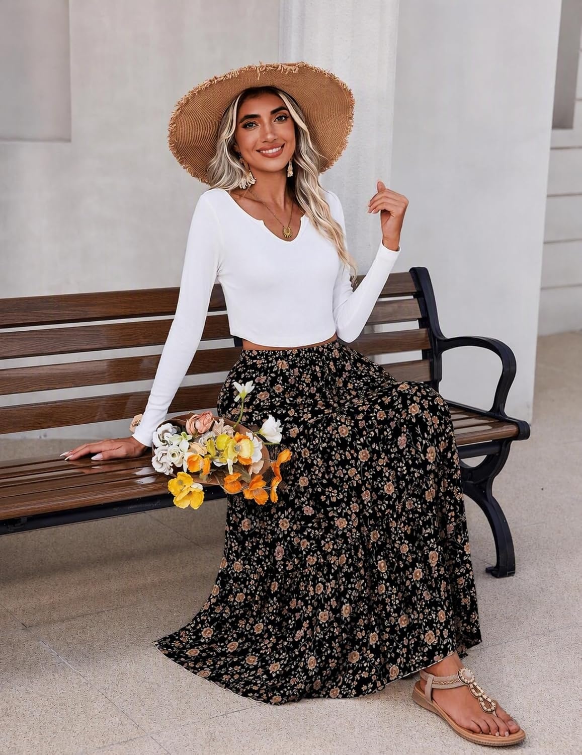 image:imageZeagoo Women Long SkirtXh532