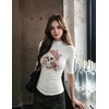 Zeagoo Womens Tops Mock Neck Short Sleeve Slim Basic Summer Fall Basic Tee(Ws137)